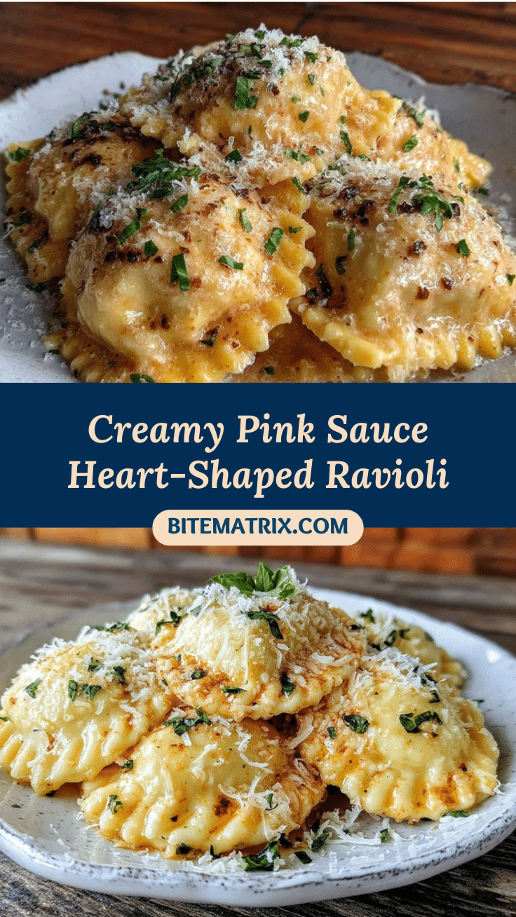 creamy heart-shaped ravioli recipe