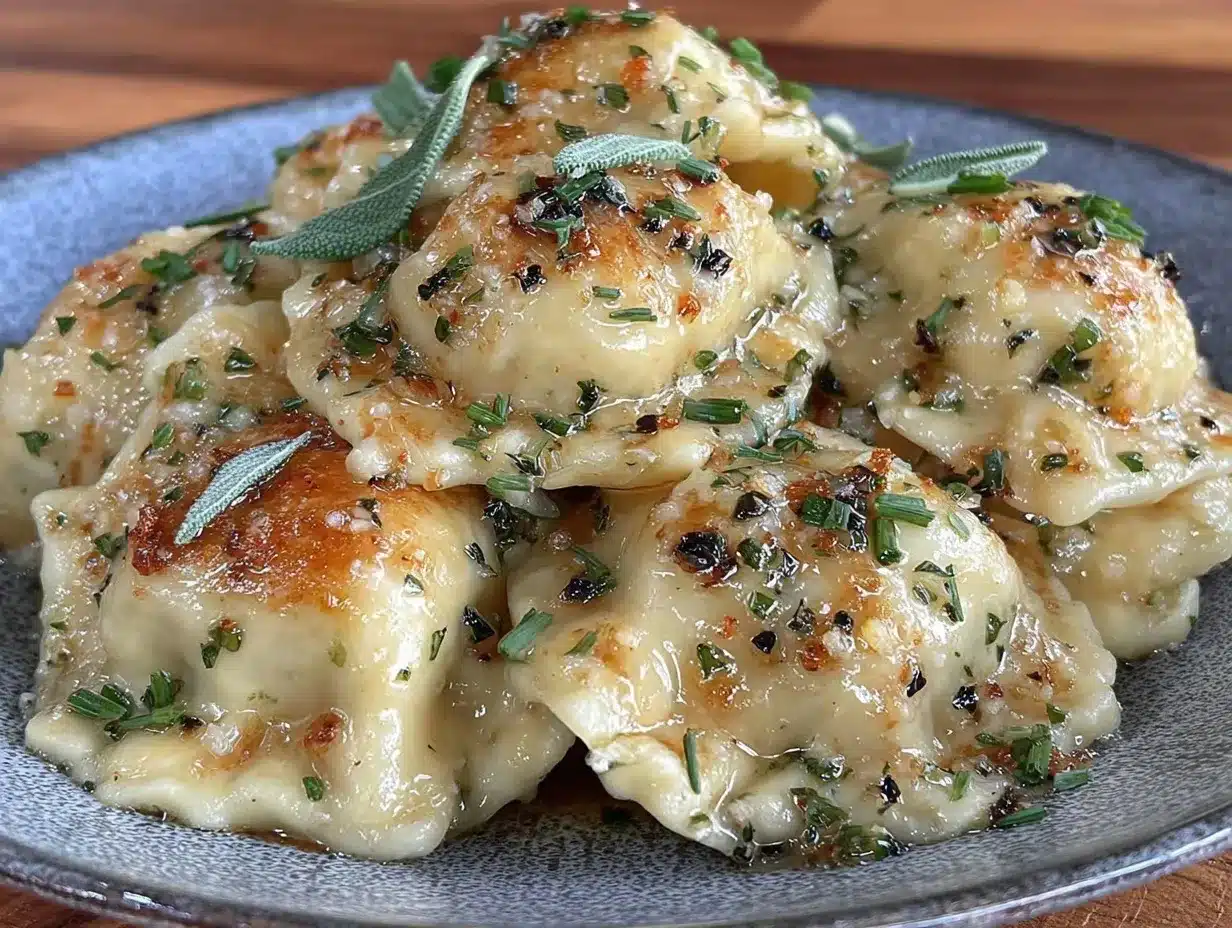 creamy sage butter ravioli preparation steps