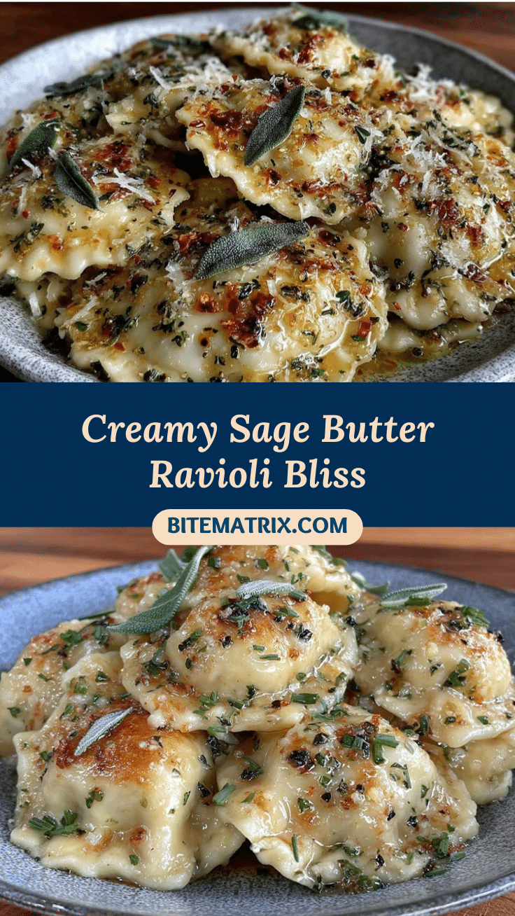 creamy sage butter ravioli recipe