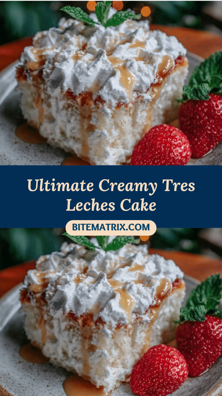 creamy tres leches cake recipe
