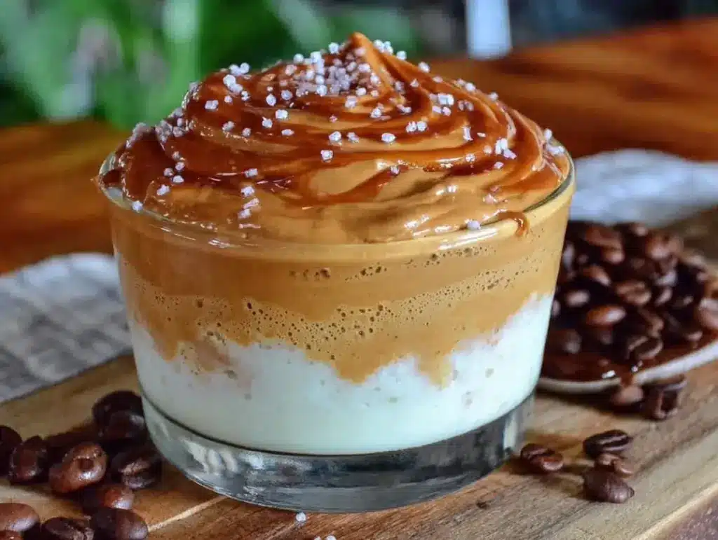 creamy whipped coffee recipe - featured image