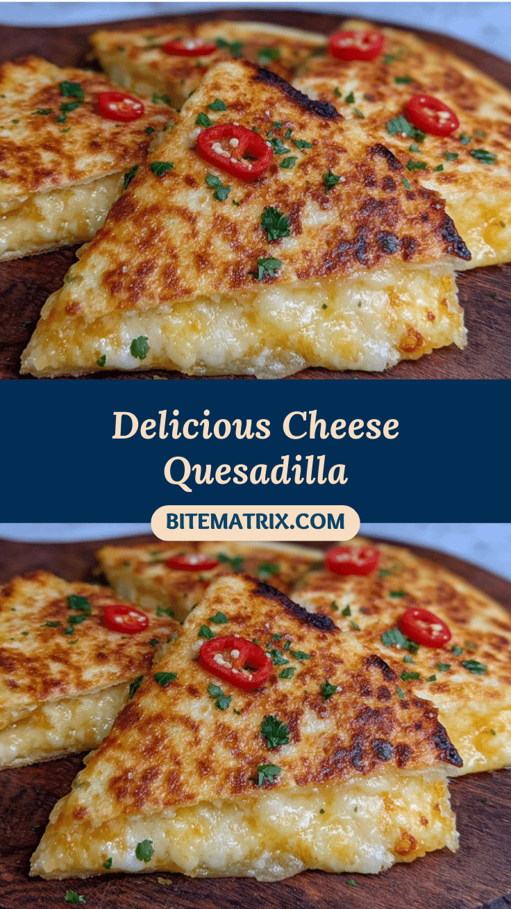 crispy cheese quesadilla recipe