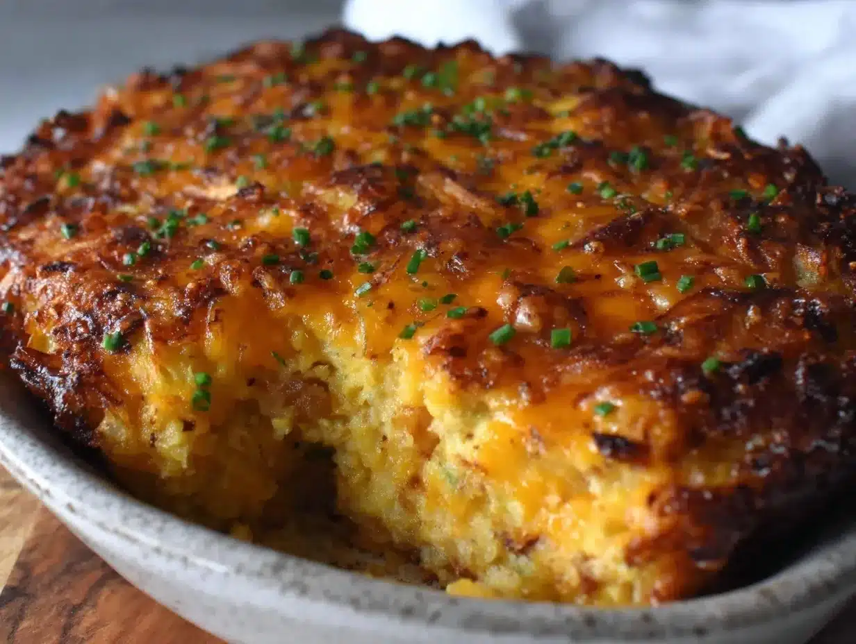 crispy cheesy hashbrown casserole preparation steps