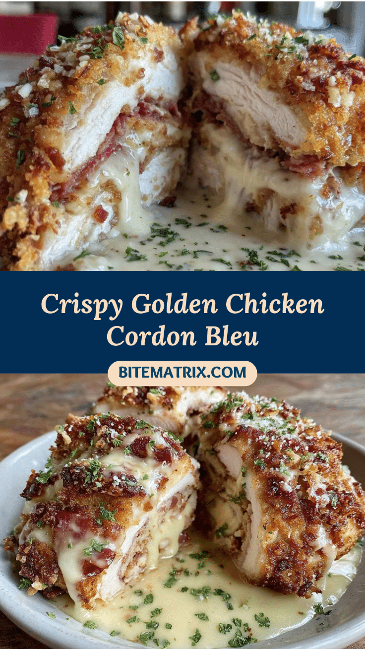 crispy chicken cordon bleu recipe