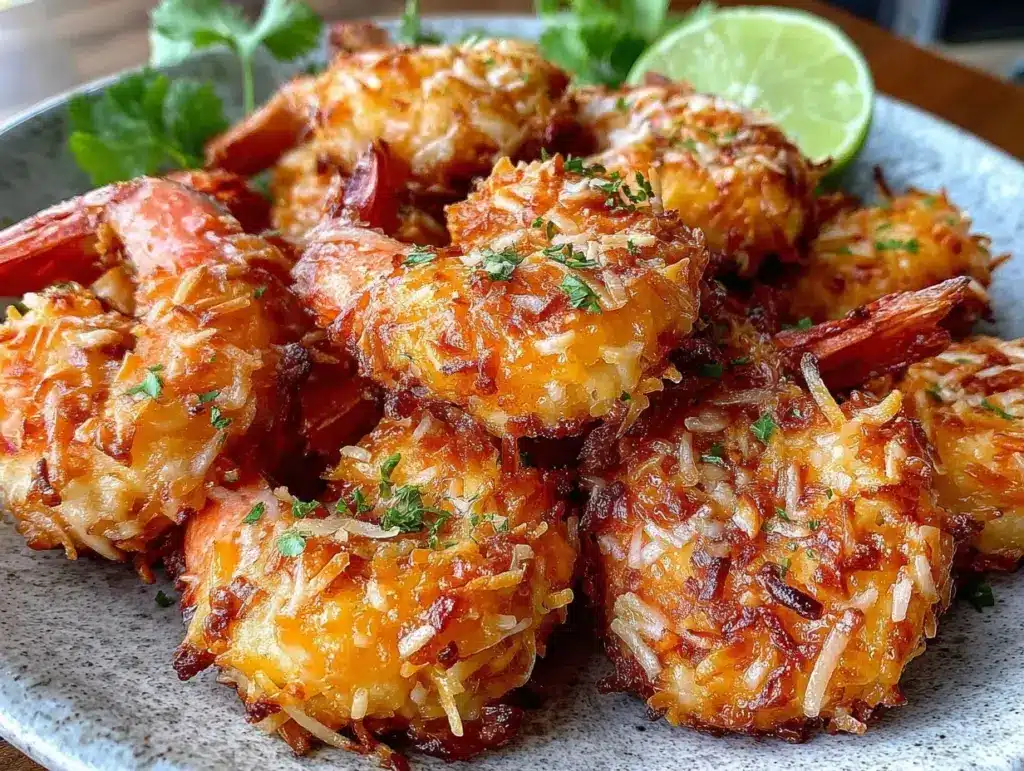 crispy coconut shrimp - featured image