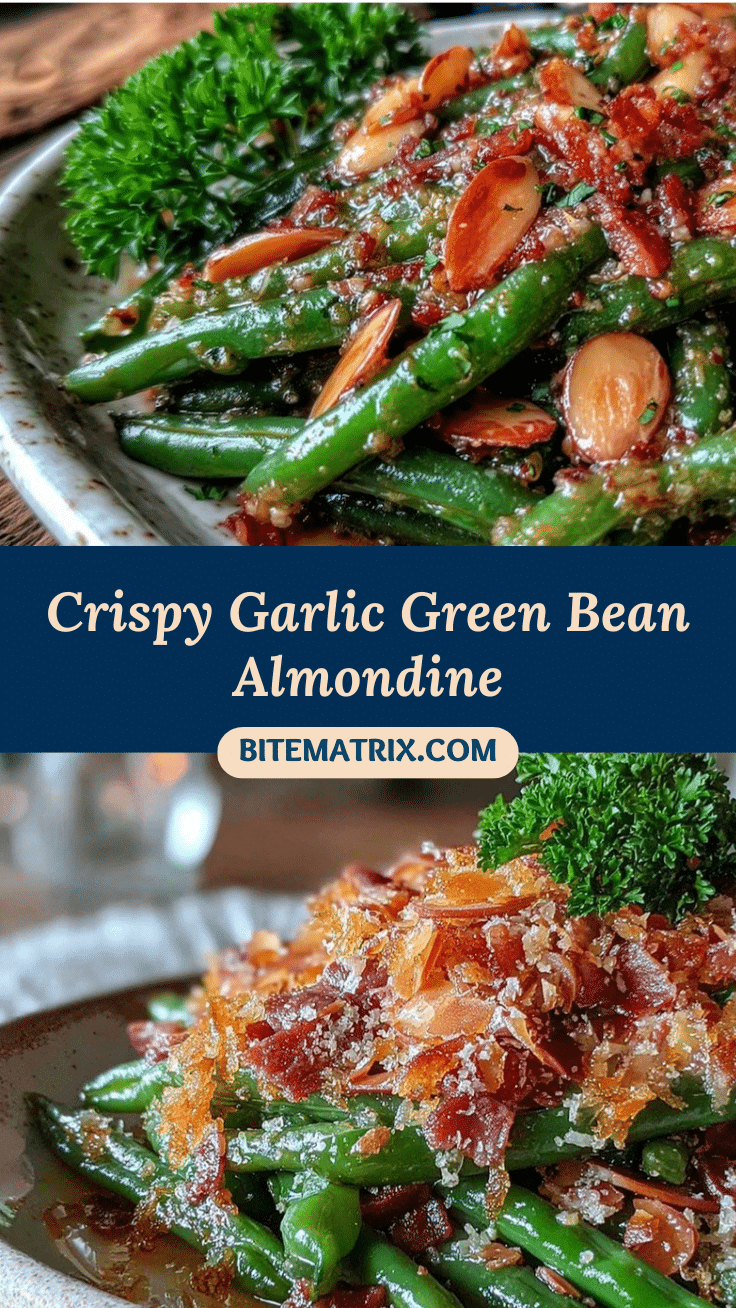 crispy green bean almondine recipe