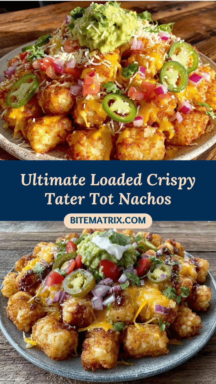 crispy loaded tater tot nachos recipe