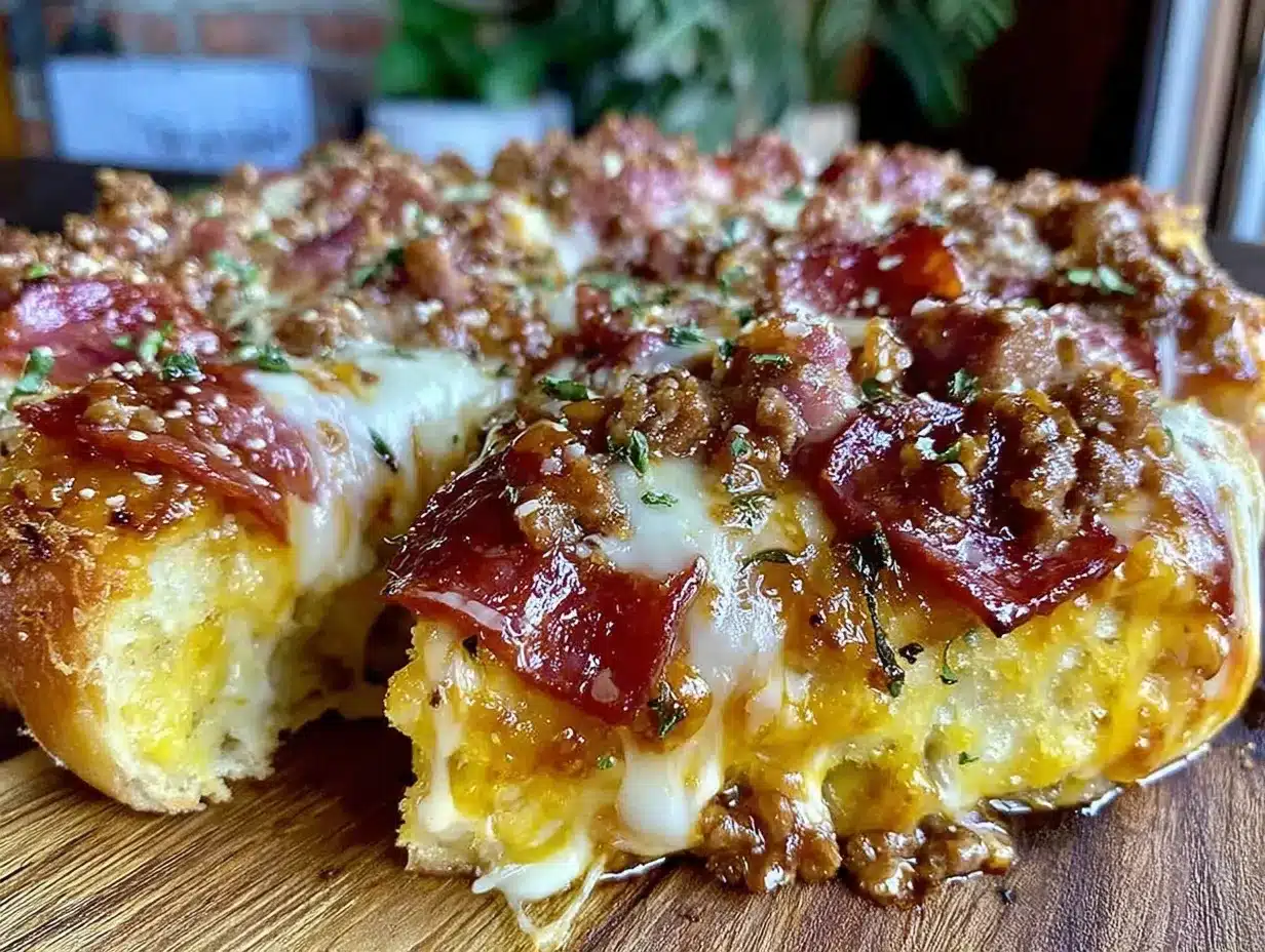 crispy meat lovers pizza recipe preparation steps