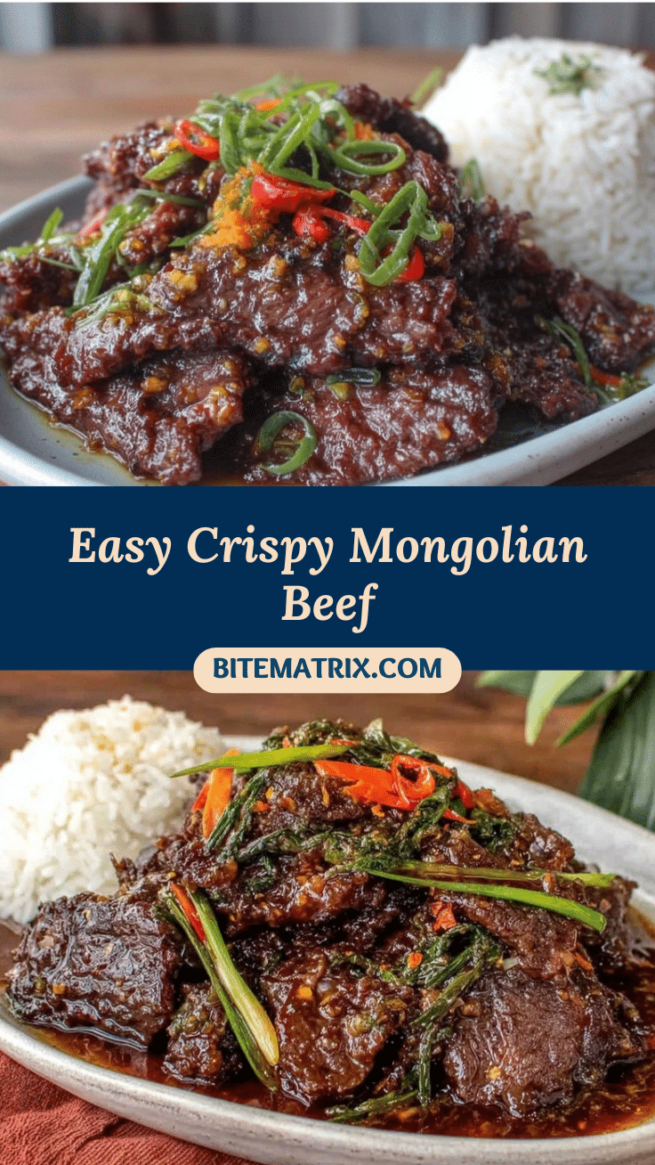 crispy mongolian beef recipe