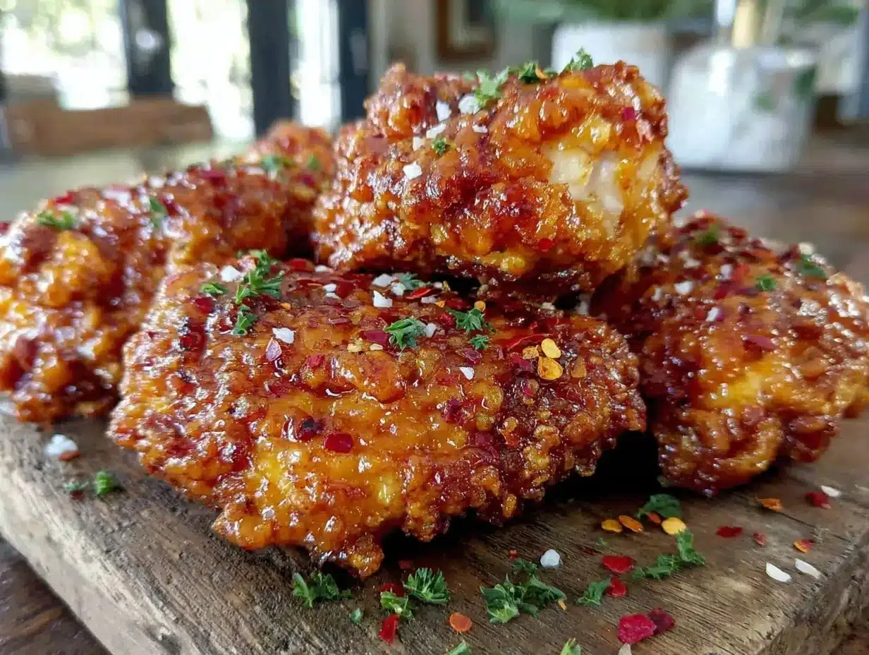 Crispy Nashville Hot Chicken preparation steps