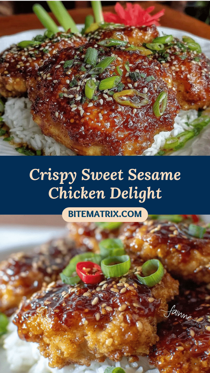 crispy sesame chicken delight recipe