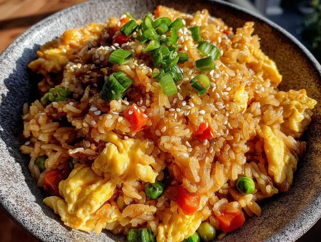 crispy veggie fried rice - featured image