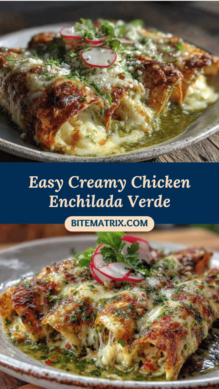 easy creamy chicken enchilada verde recipe