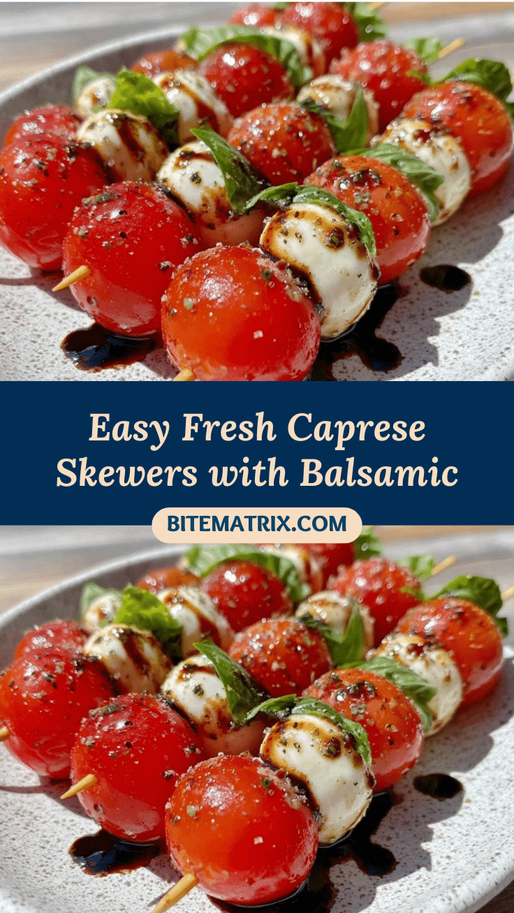 easy fresh caprese skewers recipe