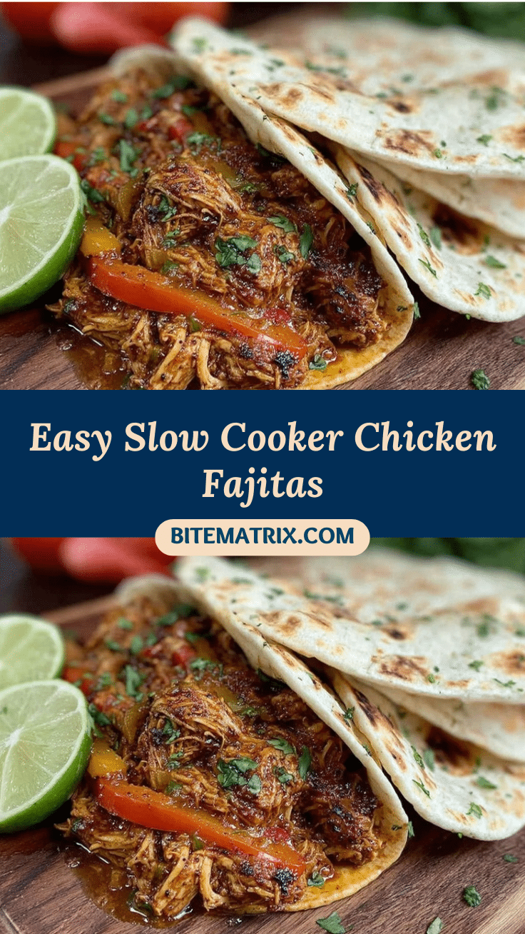easy slow cooker chicken fajitas recipe