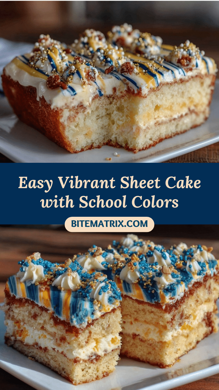 easy vibrant sheet cake recipe