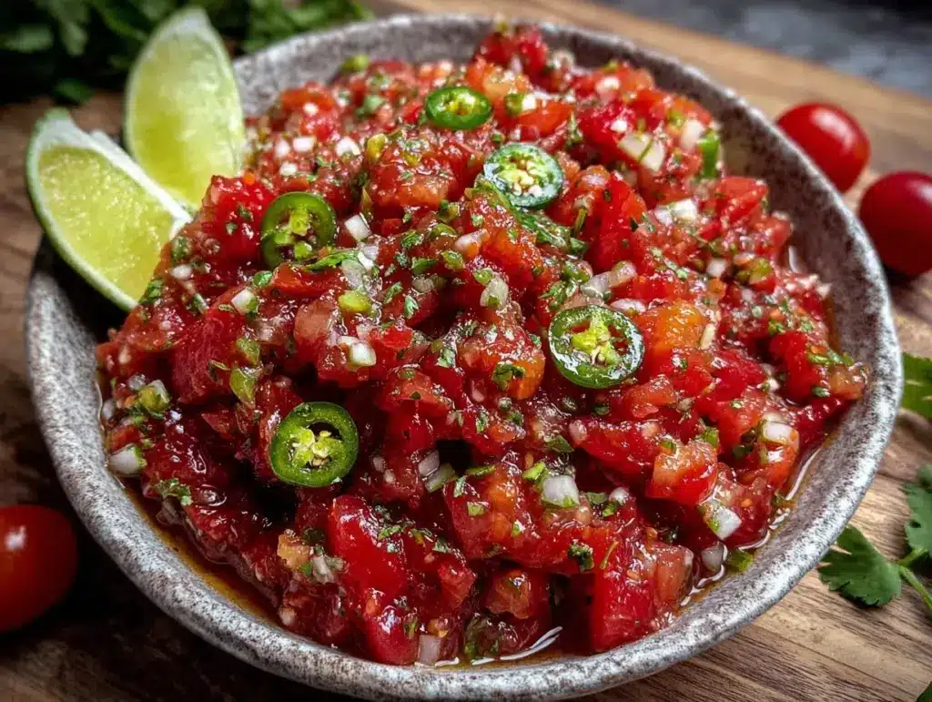 fresh pico de gallo recipe - featured image