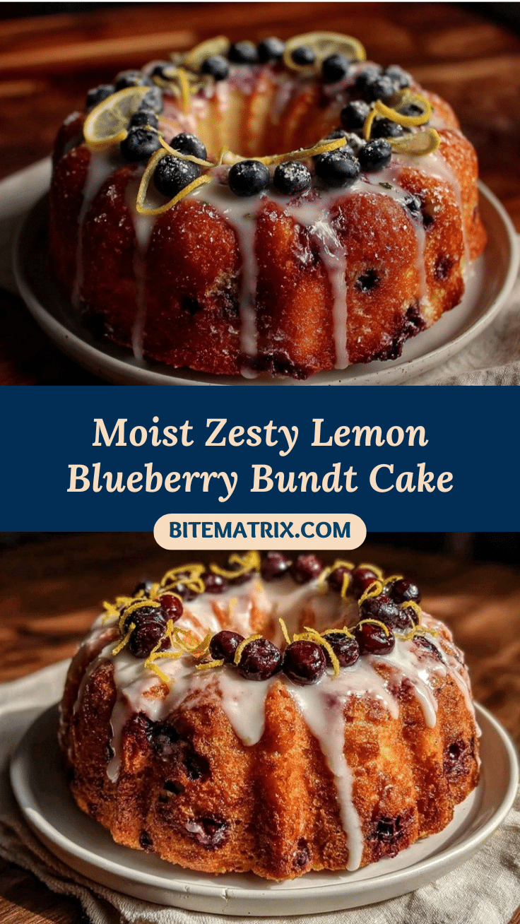 lemon blueberry bundt cake recipe