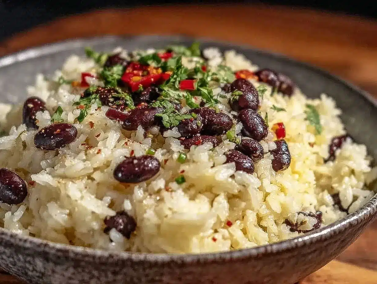 one-pot rice and beans recipe preparation steps