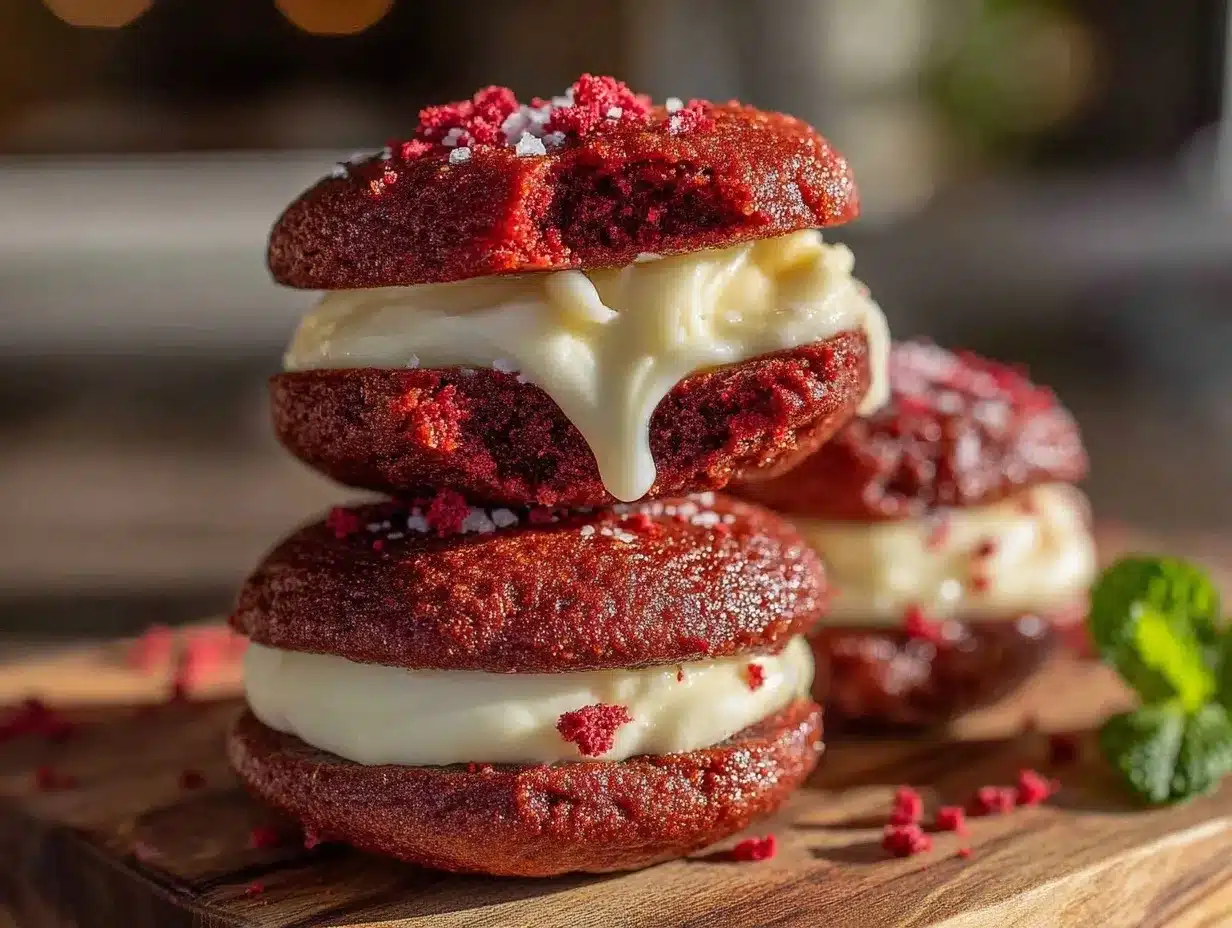 red velvet whoopie pies preparation steps