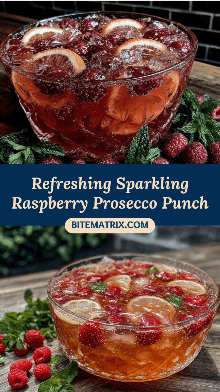 Refreshing Raspberry Prosecco Punch recipe