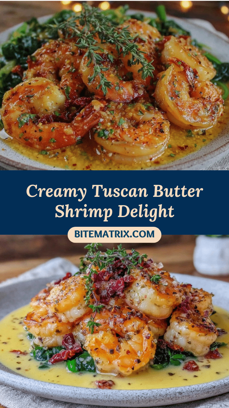 Savory Tuscan Butter Shrimp recipe