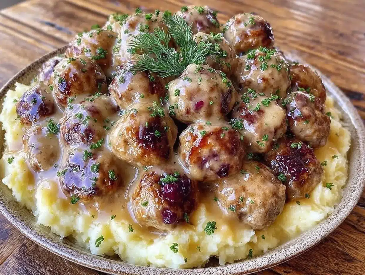 Swedish meatballs recipe preparation steps
