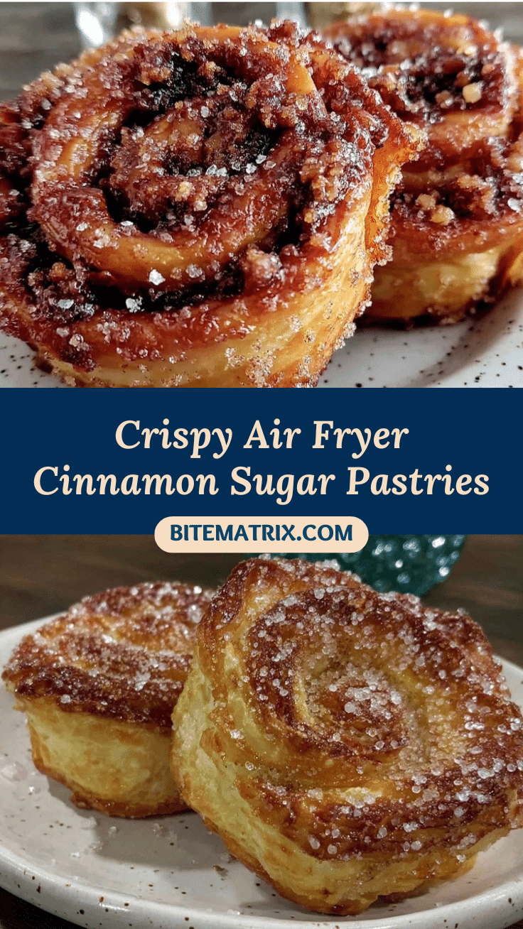 air fryer cinnamon sugar pastries recipe