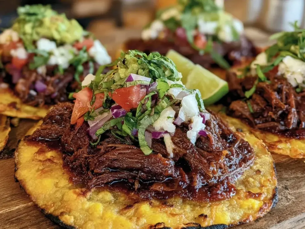 beef barbacoa taco bar recipe - featured image