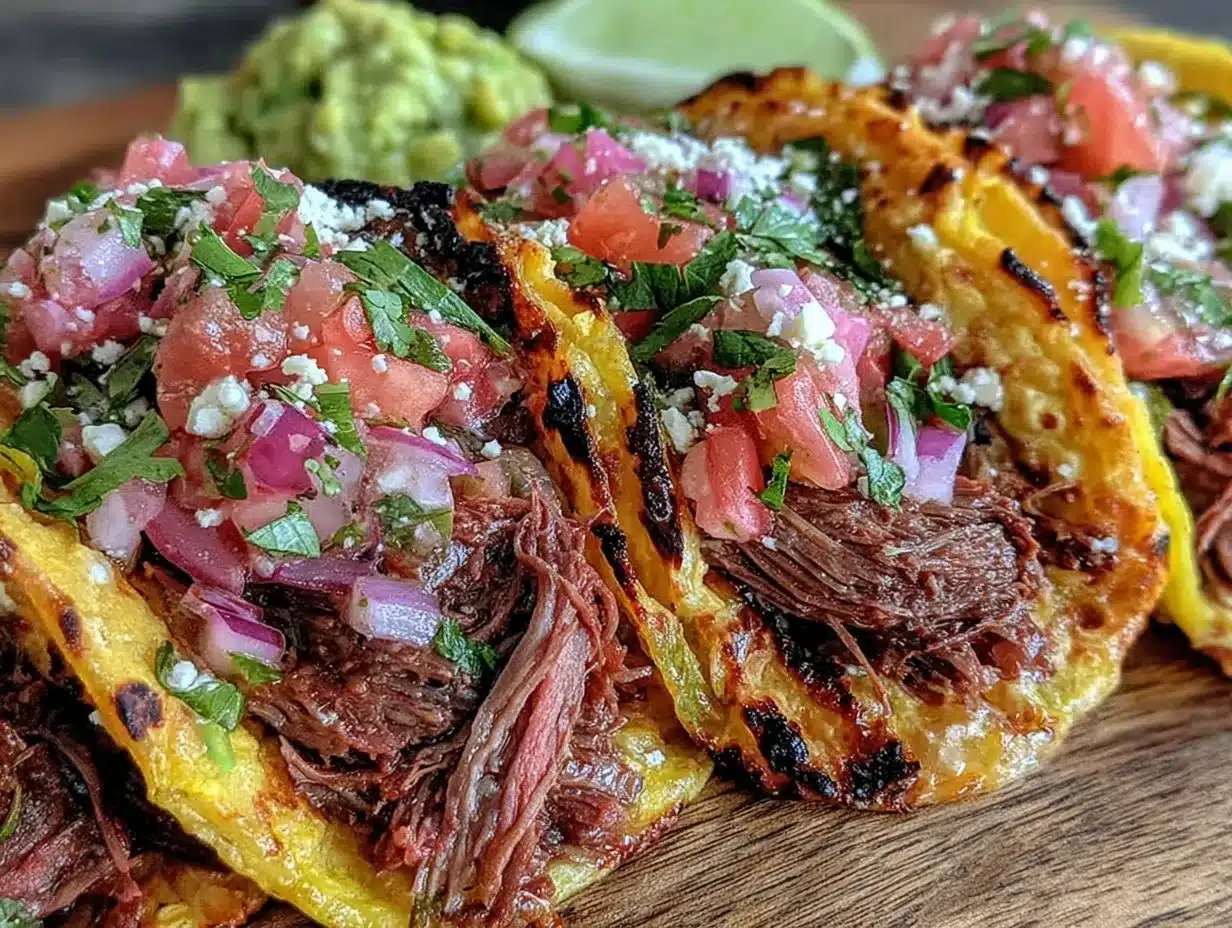 beef barbacoa taco bar recipe preparation steps
