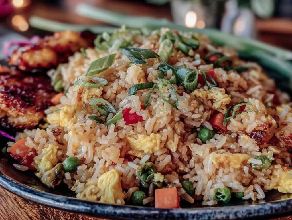 blackstone hibachi fried rice - featured image