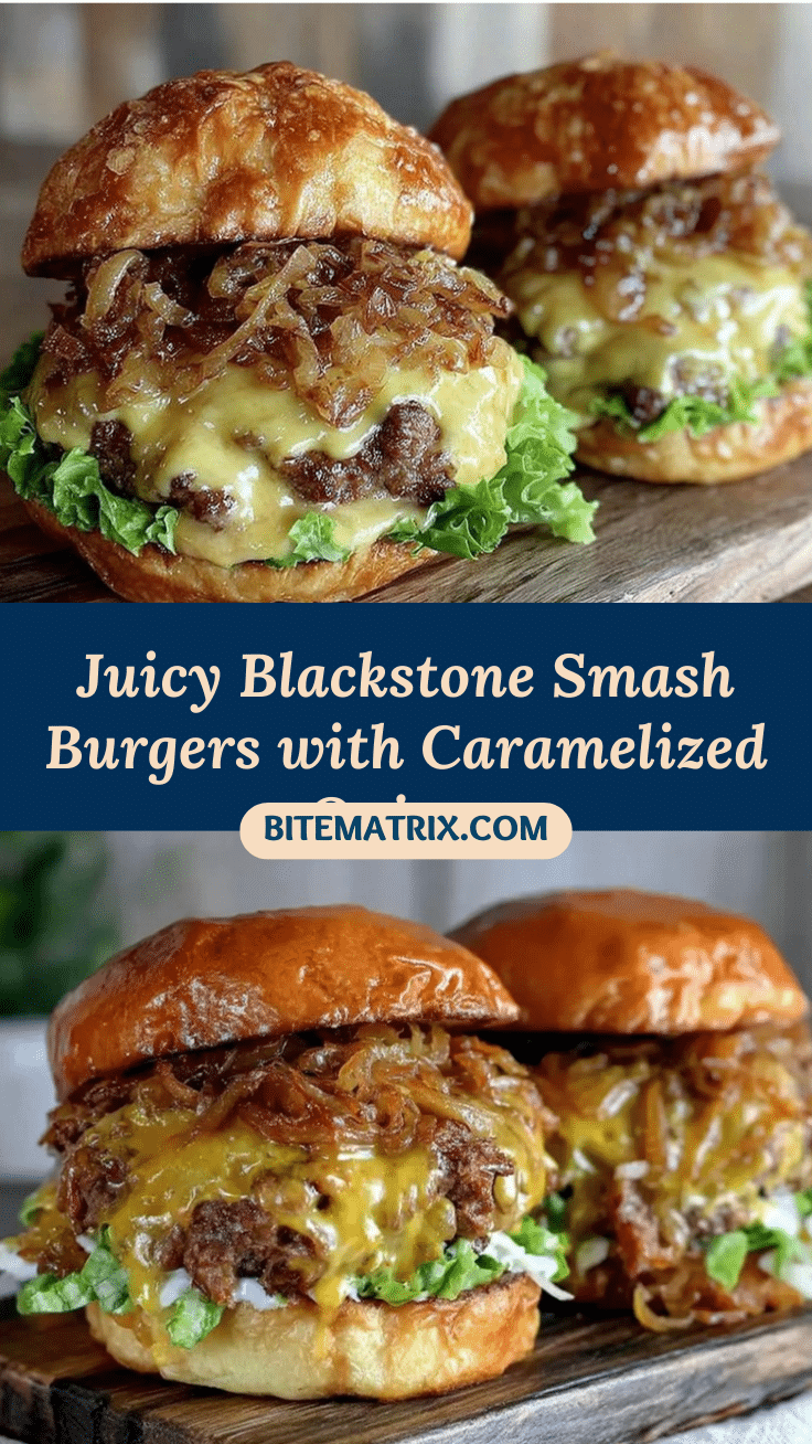 blackstone smash burgers recipe