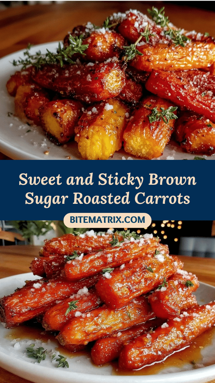 brown sugar glazed roasted carrots recipe