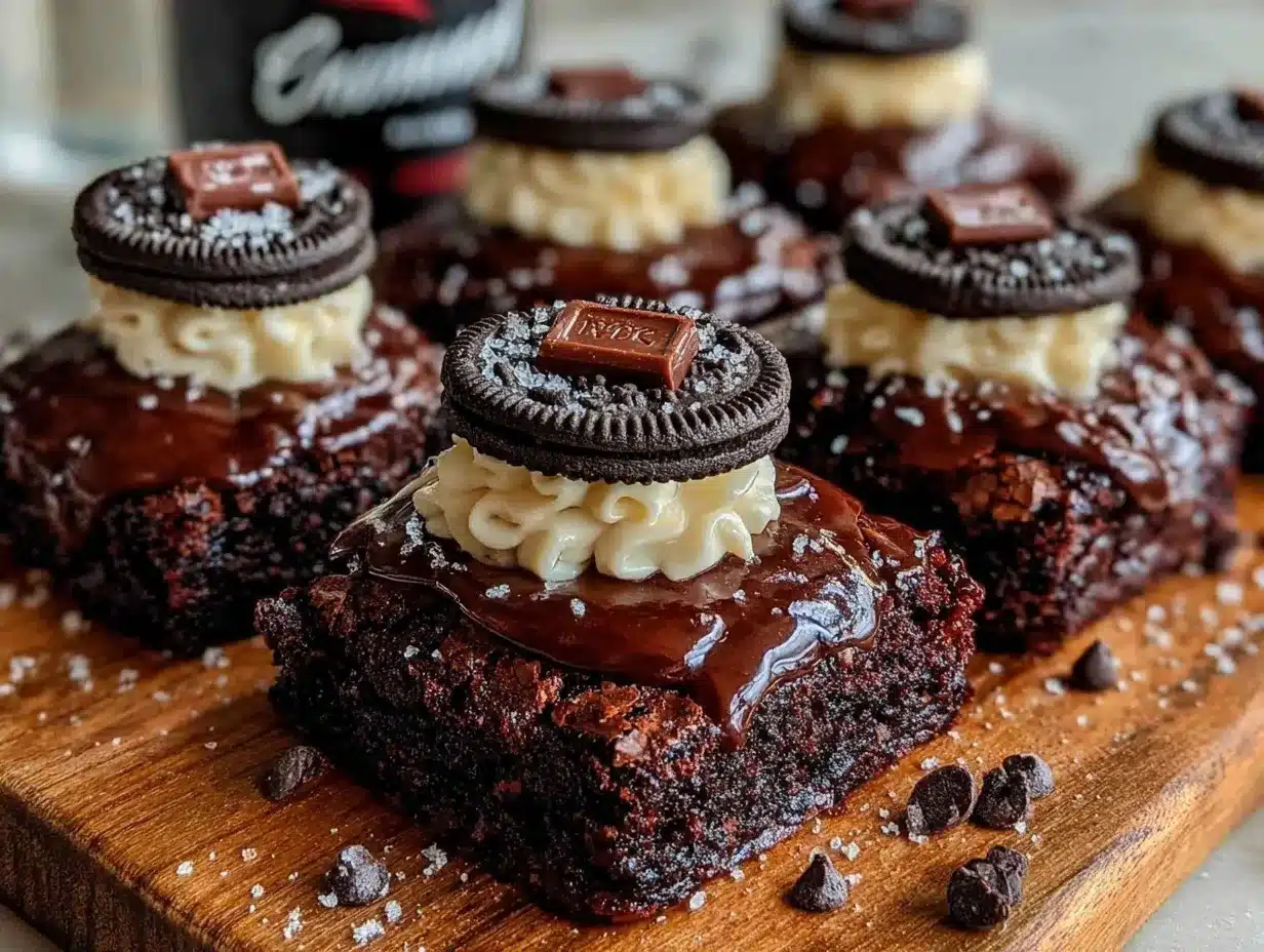 brownie cookie graduation cap treats preparation steps