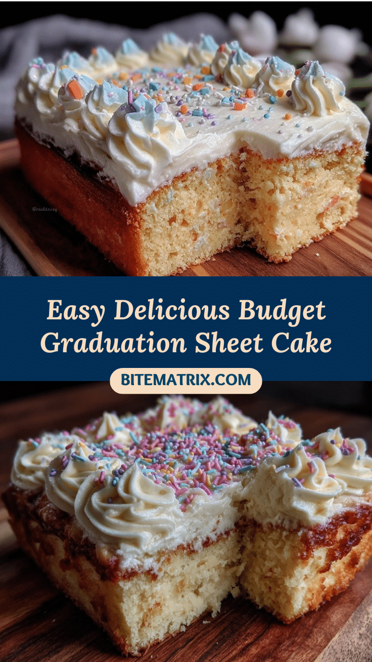 budget graduation sheet cake recipe