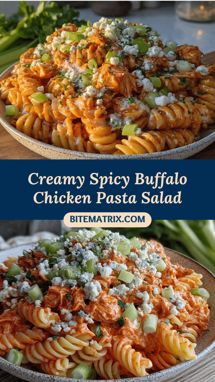 Buffalo Chicken Pasta Salad recipe