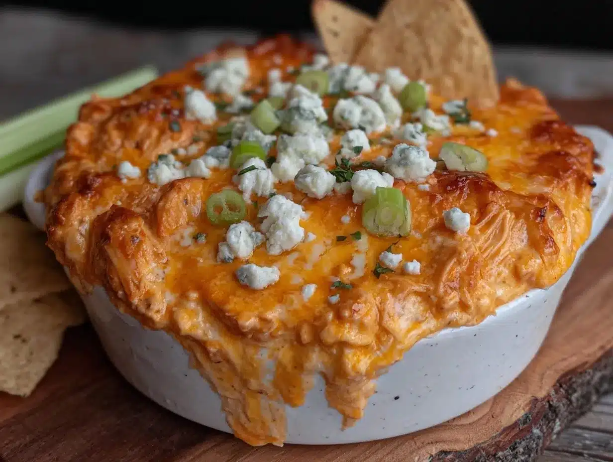 creamy buffalo chicken dip preparation steps