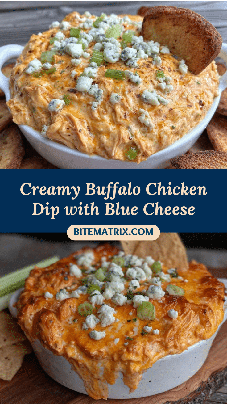 creamy buffalo chicken dip recipe