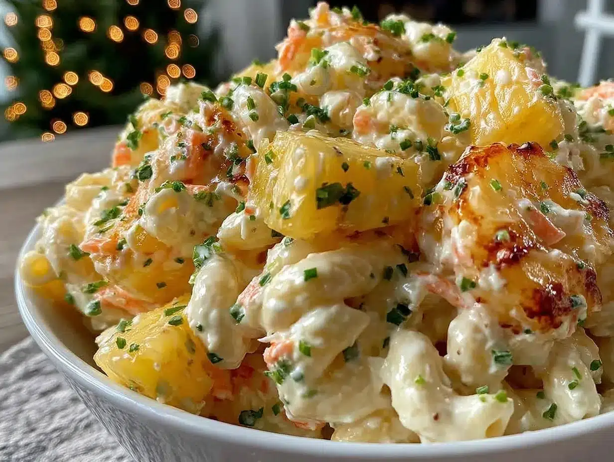 creamy hawaiian macaroni salad preparation steps
