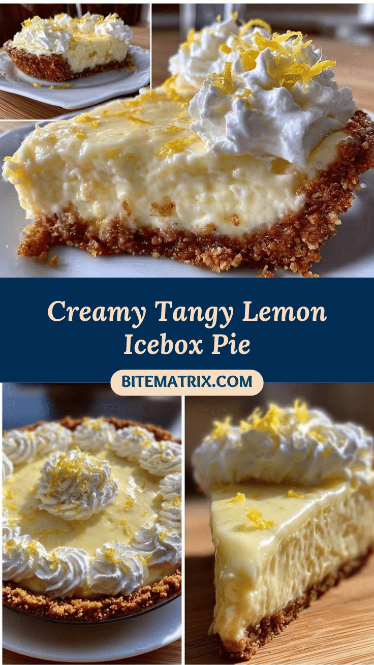 creamy lemon icebox pie recipe