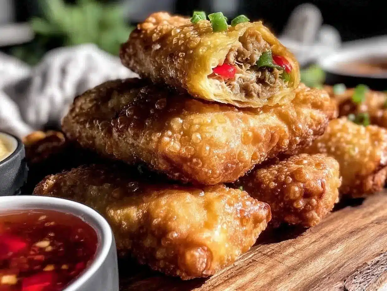 crispy air fryer egg rolls preparation steps