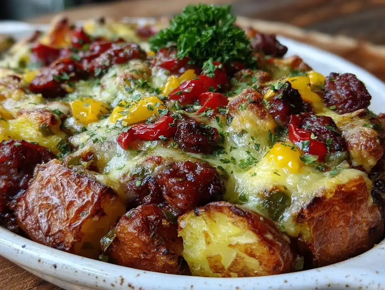 crispy breakfast potato casserole preparation steps