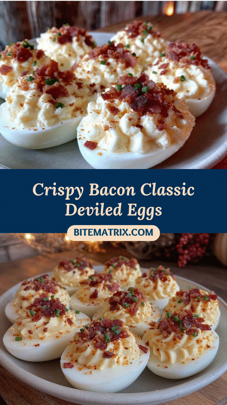 crispy classic deviled eggs with bacon recipe