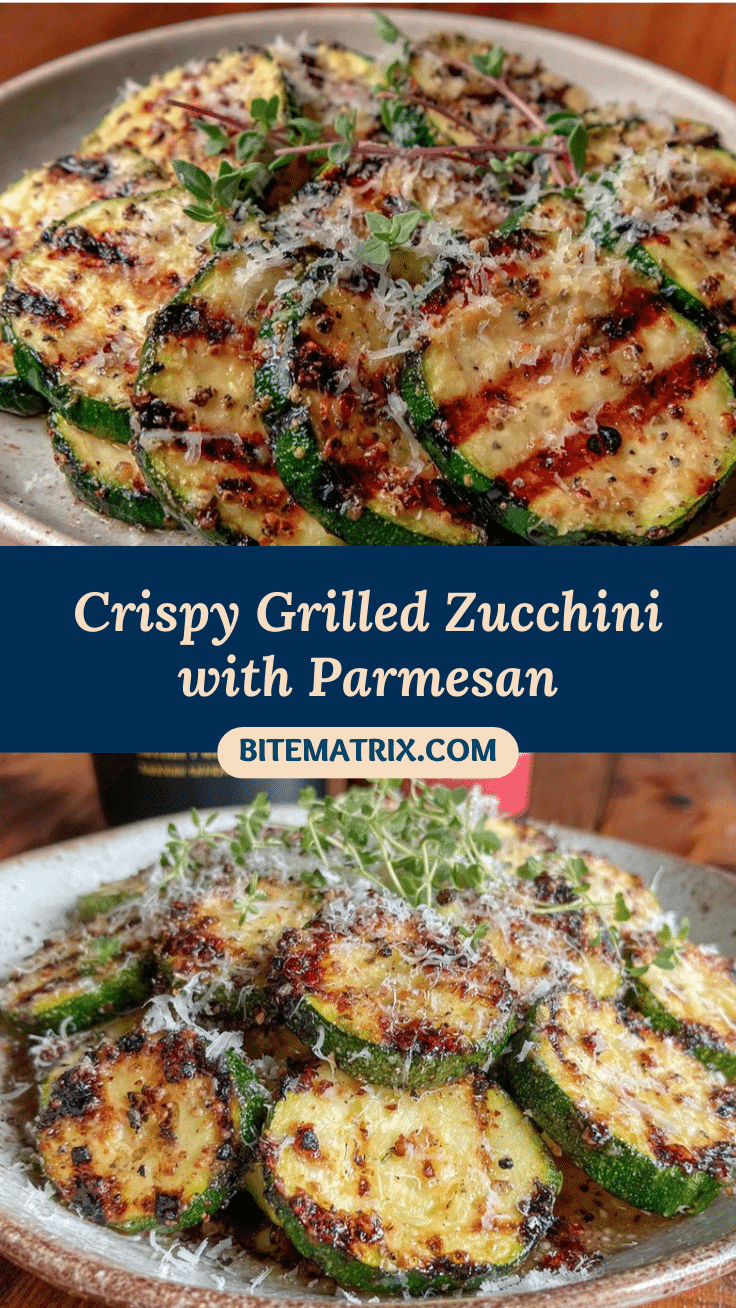 crispy grilled zucchini parmesan recipe