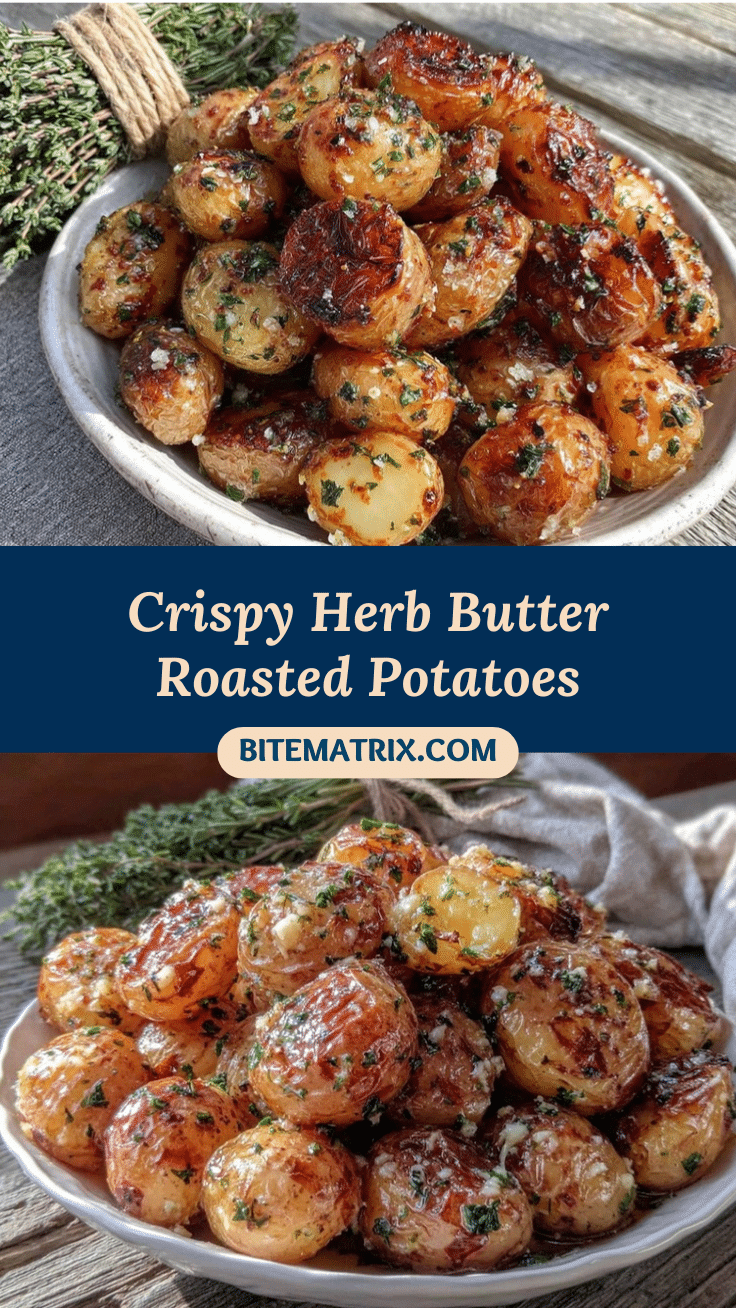 crispy herb butter roasted new potatoes recipe