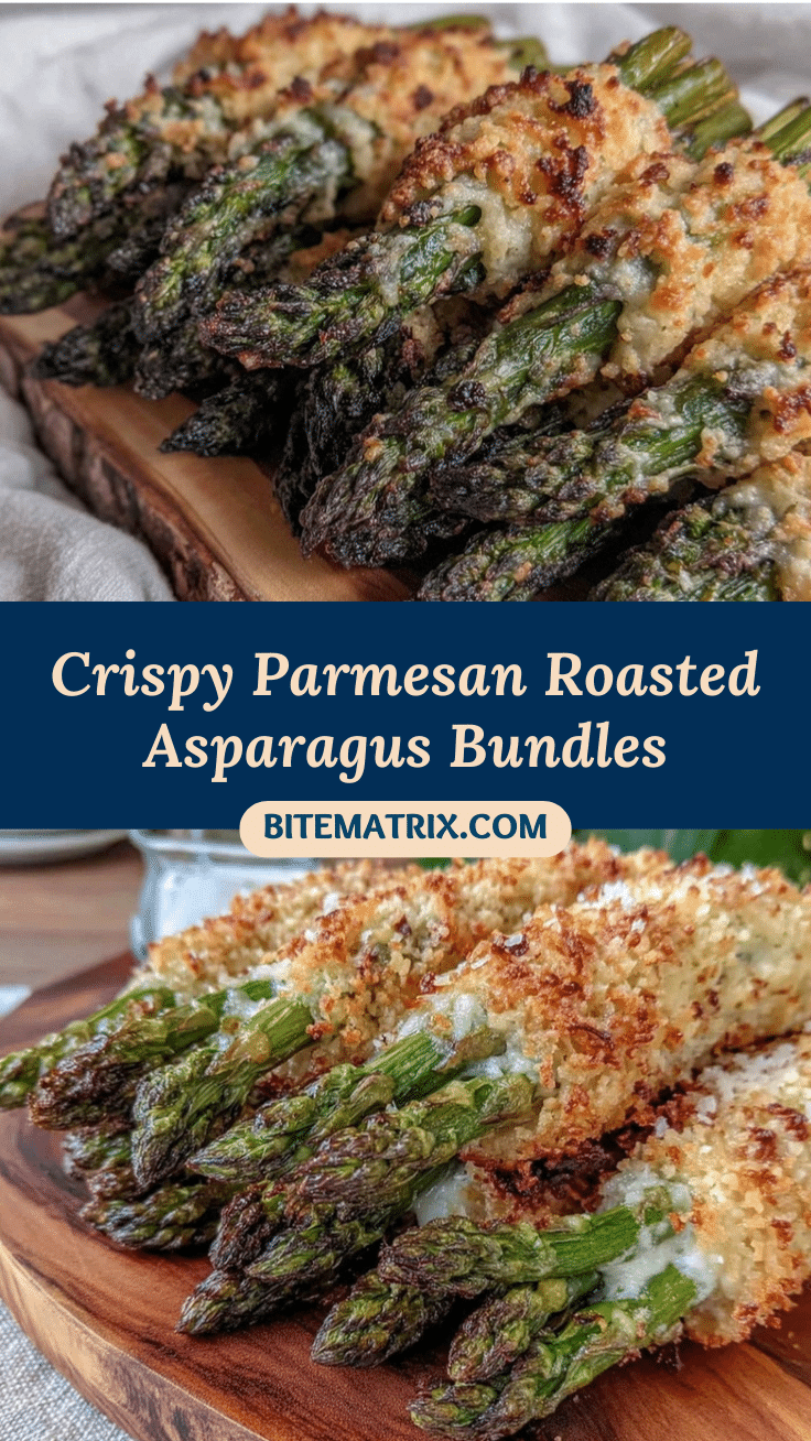 crispy parmesan roasted asparagus bundles recipe