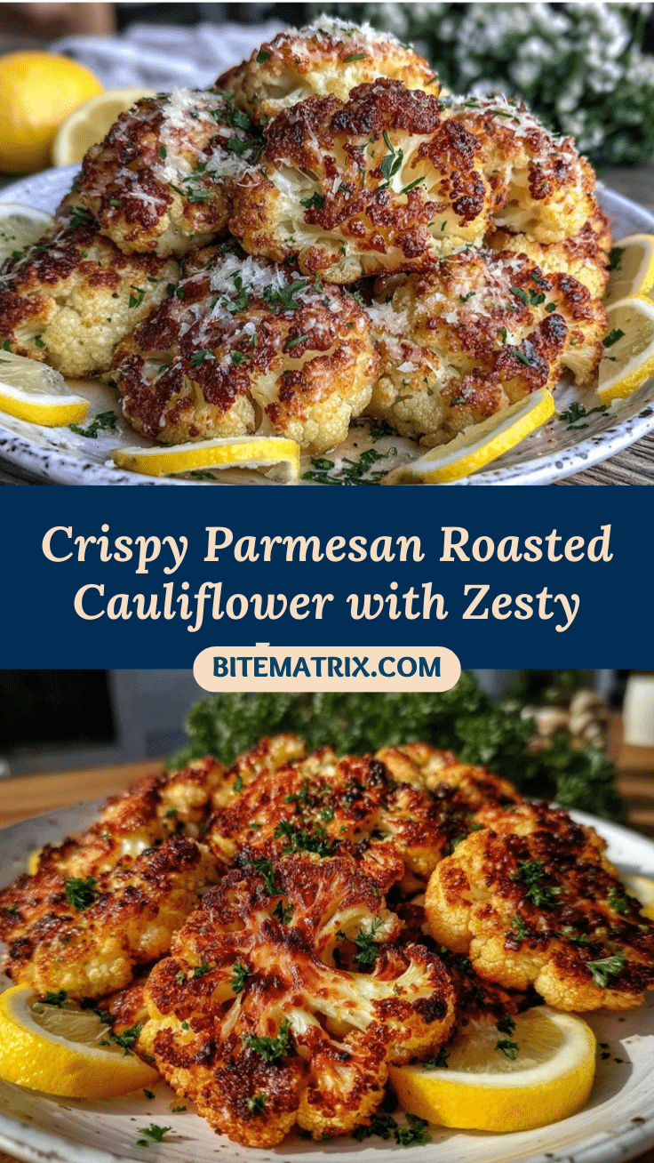 crispy parmesan roasted cauliflower recipe