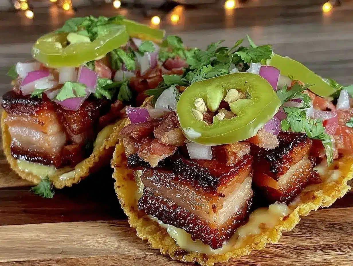 crispy pork belly tacos preparation steps