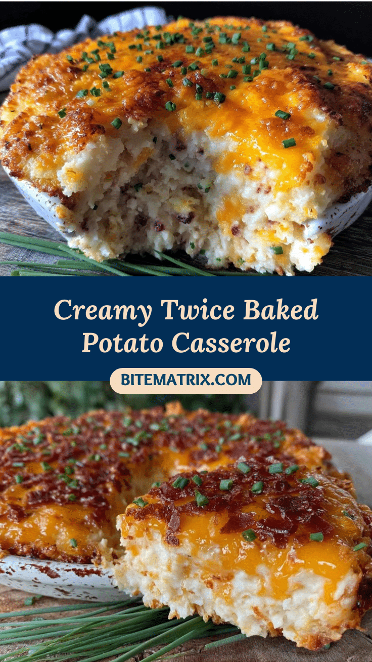 crispy twice baked potato casserole recipe