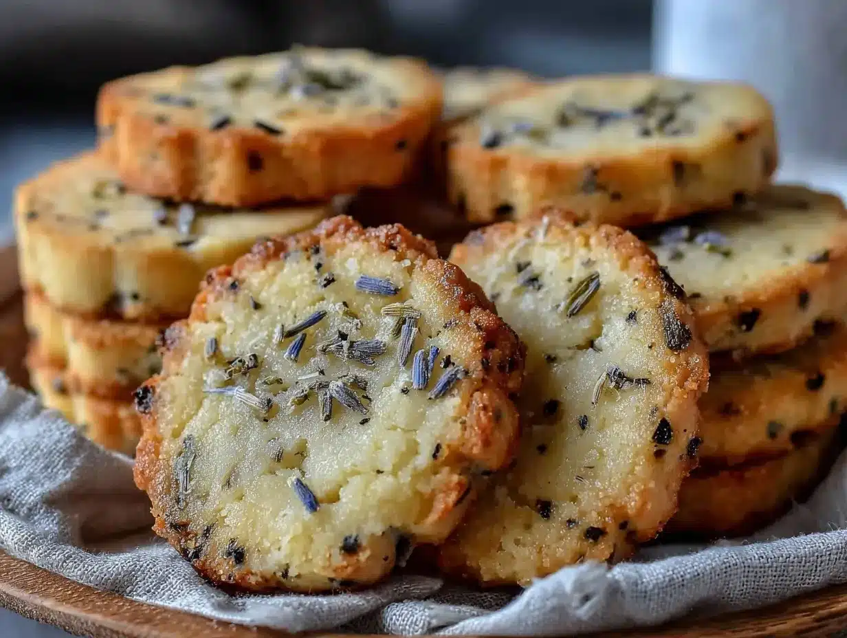 Earl Grey lavender shortbread cookies preparation steps